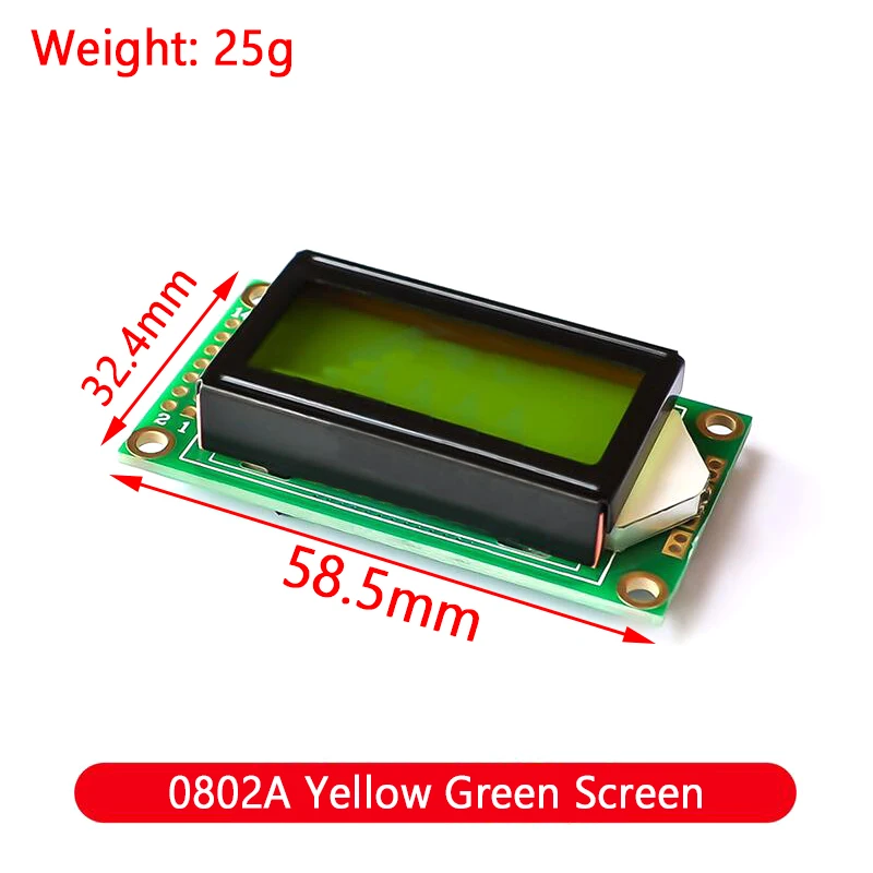 Variant: LCD0802 Green