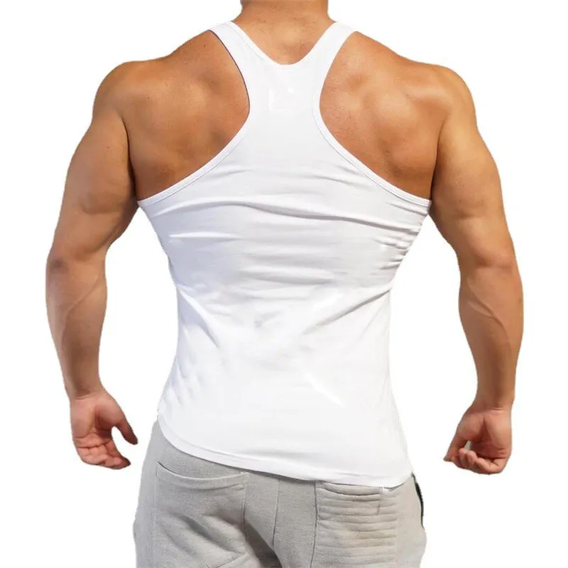 Mens Sport Sleeveless Cotton Breathable Tank Tops Personalized Cross Gym Traibodybuilding Vests  Hip Hop Fitness Muscle Shirts
