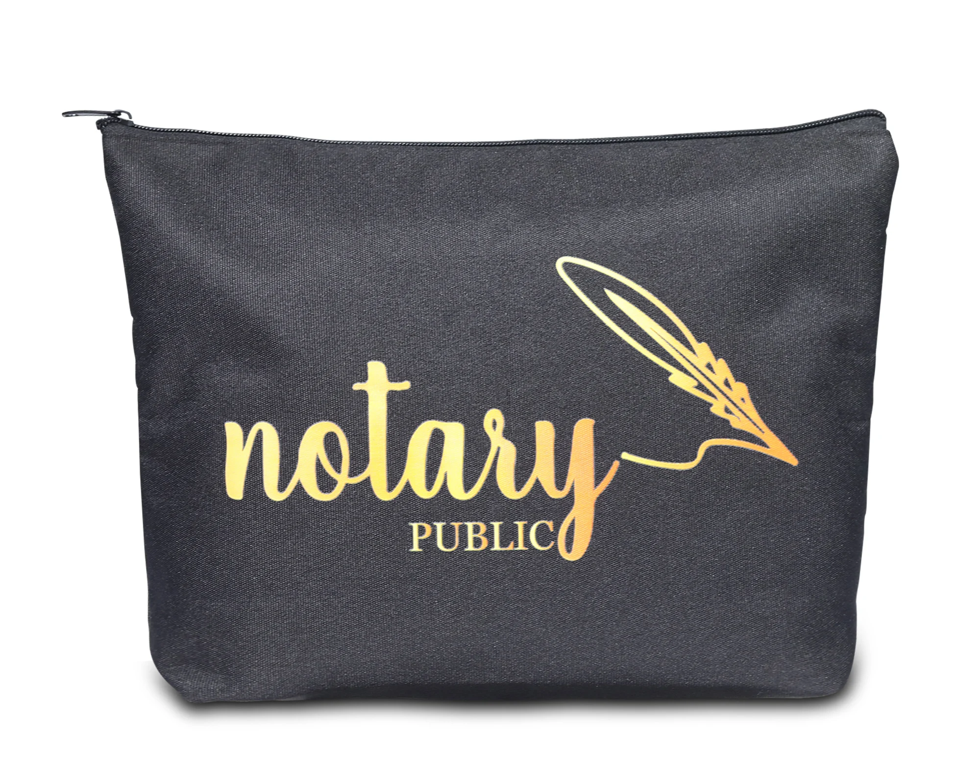 حقيبة Notary حقيبة إمداد عامة كبيرة مع سحاب أدوات الكمبيوتر المحمول ملحقات الحقيبة لكتيب سجل ختم ختم وثيقة