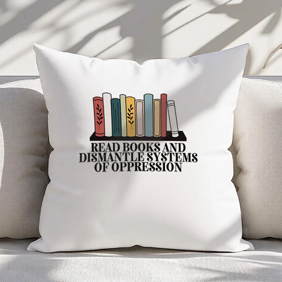 Reading Book Pillow Cover - 