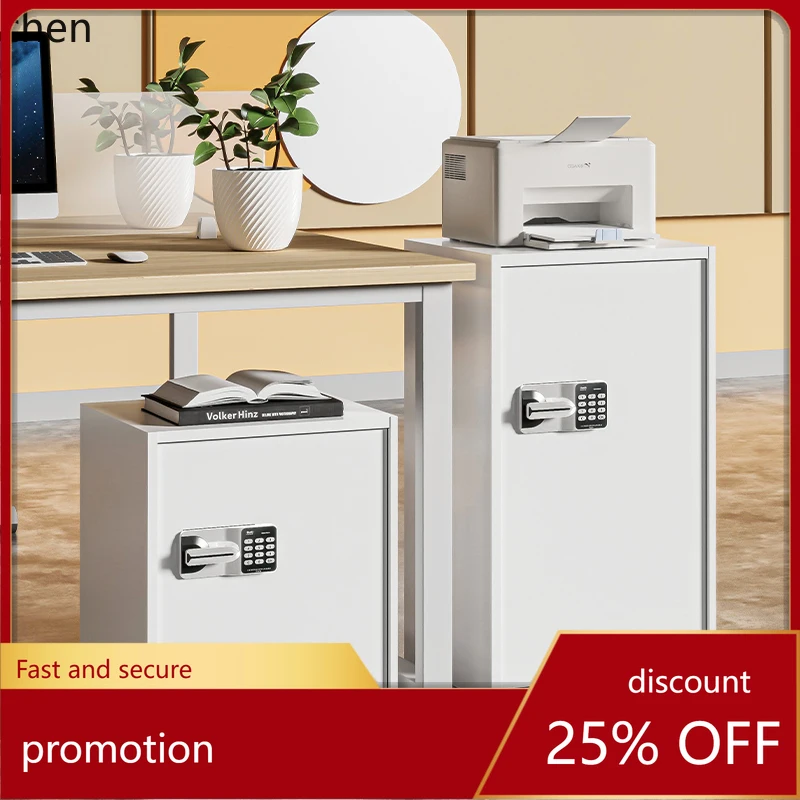 ZML File Cabinet Office Data File Locker Iron Fingerprint Safe