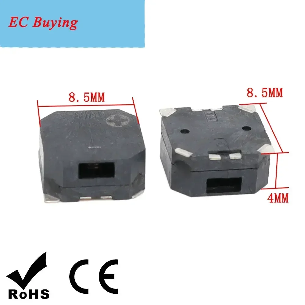 10Pcs/1pc SMD 8540 Buzzer Acoustic Component 8.5*8.5*4MM SMD 2700Hz Electromagnetic Passive Buzzer SMD-8540