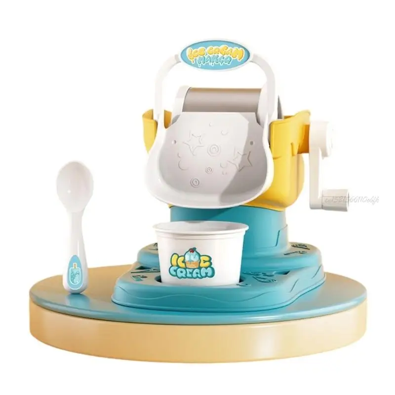 シンプルで楽しいデザートメイキングのための27RBの教育おもちゃマニュアルアイスクリームメーカー