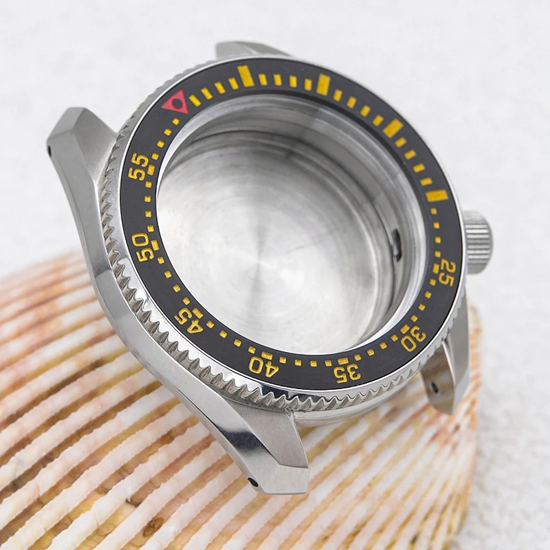 Seiko SKX Bezel Insert SPB185 SPB187 Stainless Steel NH35 Case Fit NH35 NH36 Japan Automatic Movement Men Diving Watch Case