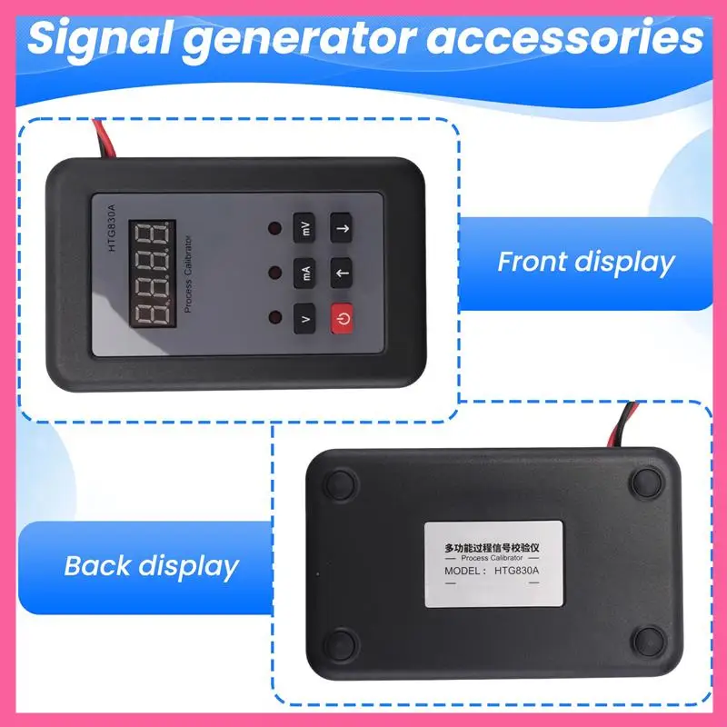 

HOT-New Da 4-20Ma Signal Generator Calibrator Tester With Built-In Battery And Quick-Break Fuse For High Temperature Stability
