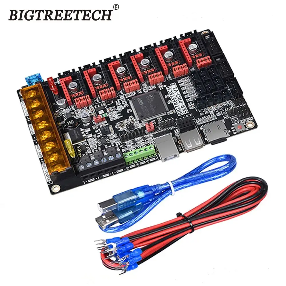 

Nyxlab BIGTREETECH SKR PRO V1.2 Control Board Marlin 32 Bit Motherboard 6 Stepper Motor Driver For 3D Printer Parts TMC2209