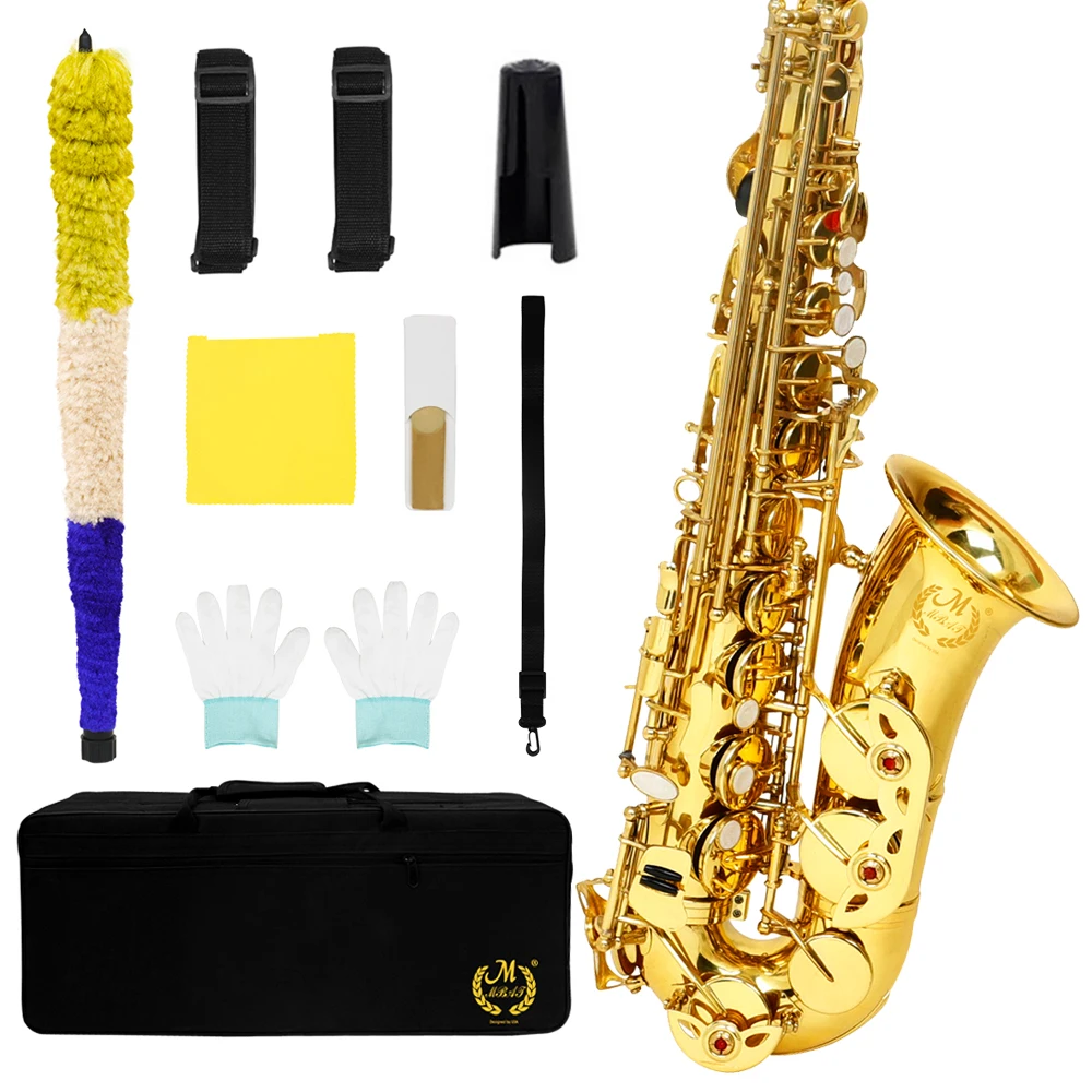 Golden Eb Tone Sax Musical Instrument Factory Wholesale OEM ODM Handmade Brass Gold Cheap Alto Saxophone With Case