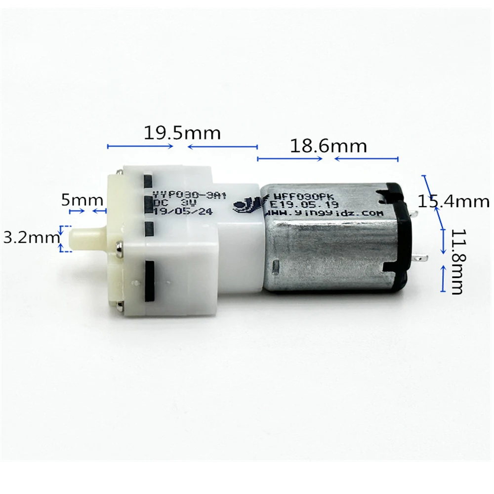 Mini 030 Air Pump Wrist Silent Air Pump DC 3V 3.7V Sphygmomanometer Inflation Pump Pressure Diaphragm Pump Mini Oxygen Pump