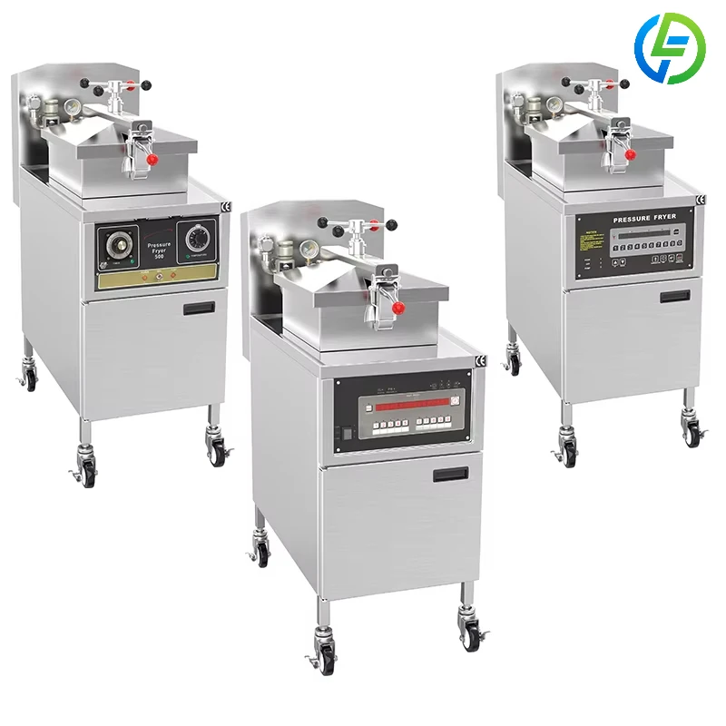 Maßgeschneiderte Chip-Fritteuse, automatisch, für Restaurant, gewerbliche Küche, Innengasdruck-Fritteusen, elektrische Einzelmaschine