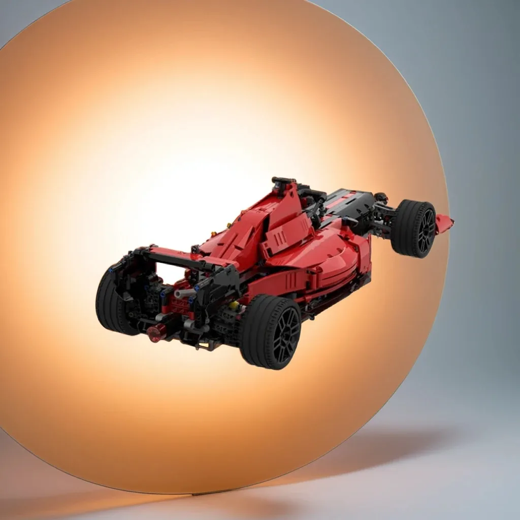 

1320PCS MOC Modern Single Seater Racecar Removable Body Panels DIY Model Building Blocks Premium Birthday Toys Gift for Adults