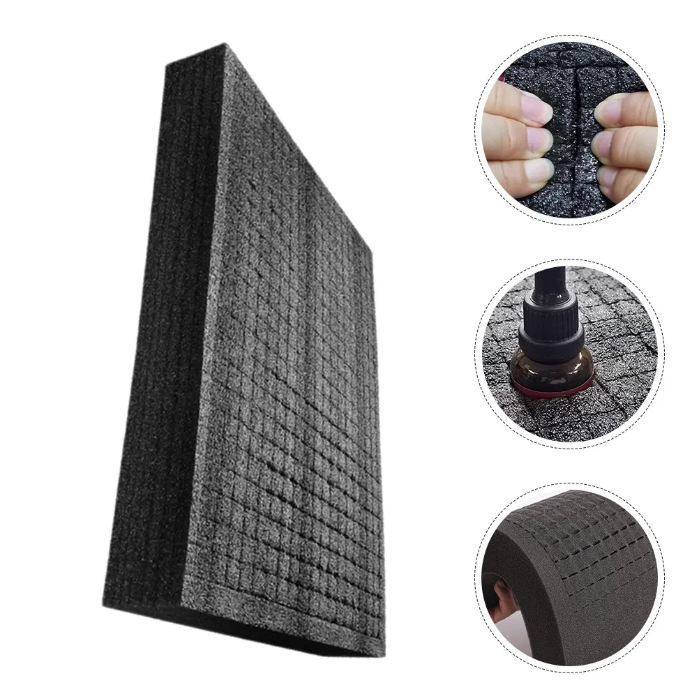 2Pcs Black Foam Inserts Pe Material Daily Use Packing Liner for Jewelry Padding Electronics Protection Multi-Use Foam
