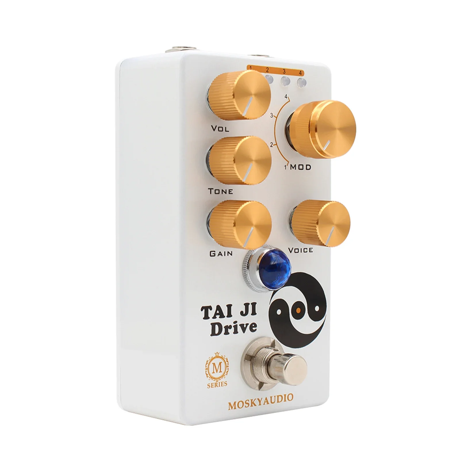 

Moskyaudio Compact Aluminum Delay Pedal 4 Modes, True Bypass, Wow/flutter Fx - Essential Guitar & Bass Tool Kit
