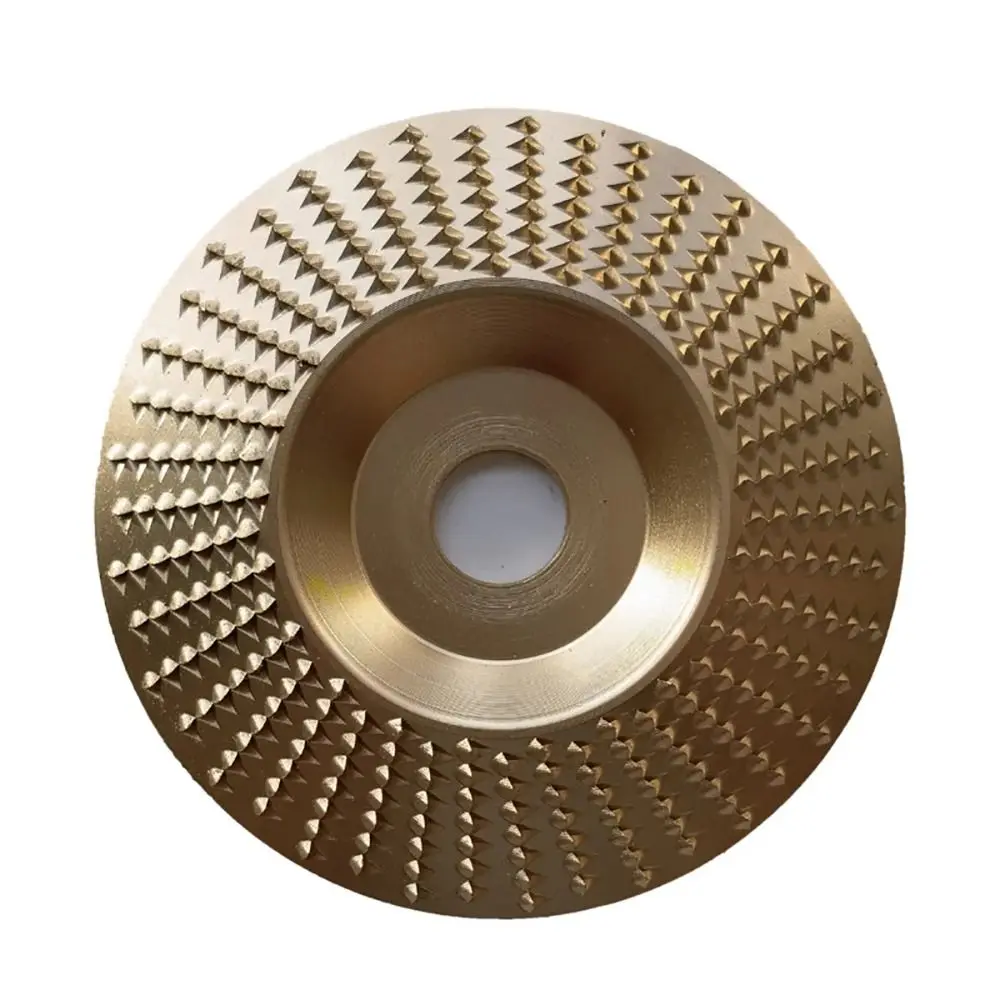 1/3Pcs Wood Grinding Wheel Angle Grinder Rotary Disc Wood Carving Sanding Carbon Steel Arc/Flat/Bevel Disc Abrasive Tool