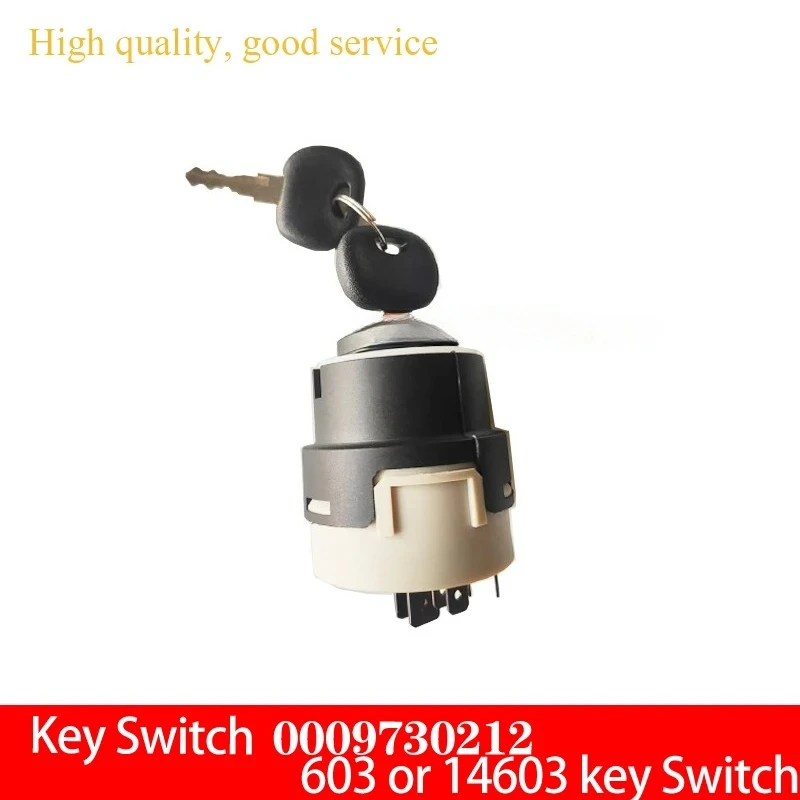 

0009730212,0009730215,or 0009730204 Ignition Switch For Linde,603 or 14603 Key Switch With 2 Keys For Forklift
