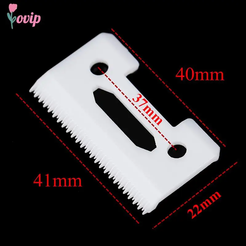 Magic 2-Hole Stagger-Tooth Ceramic Movable Blade Cordless Clipper Replaceable Blade For Wahl Shear Clipper