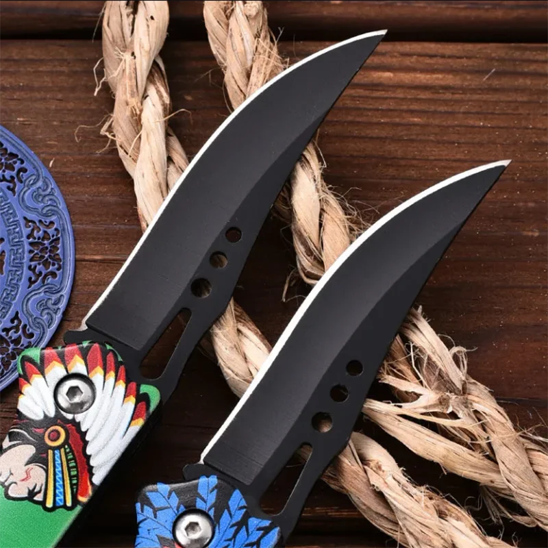 Outdoor Camping Folding Knife, Outdoor Tools, Portable Folding Knife, Fruit Knife, Multiple Styles Available