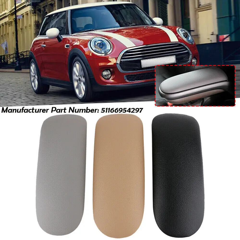 51166954297For BMW Mini Cooper 2002 2003 2004 2005~2008 Car Black/Beige/Gray Center Console Armrest Storage Box Cover Lid Pad