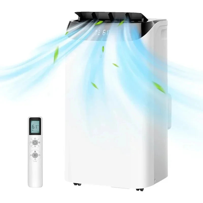 Unidade De Ar Condicionado Portátil Com Função De Ventilador E Desumidificação, 12000 BTU, 3 em 1, Refrigeração Silenciosa