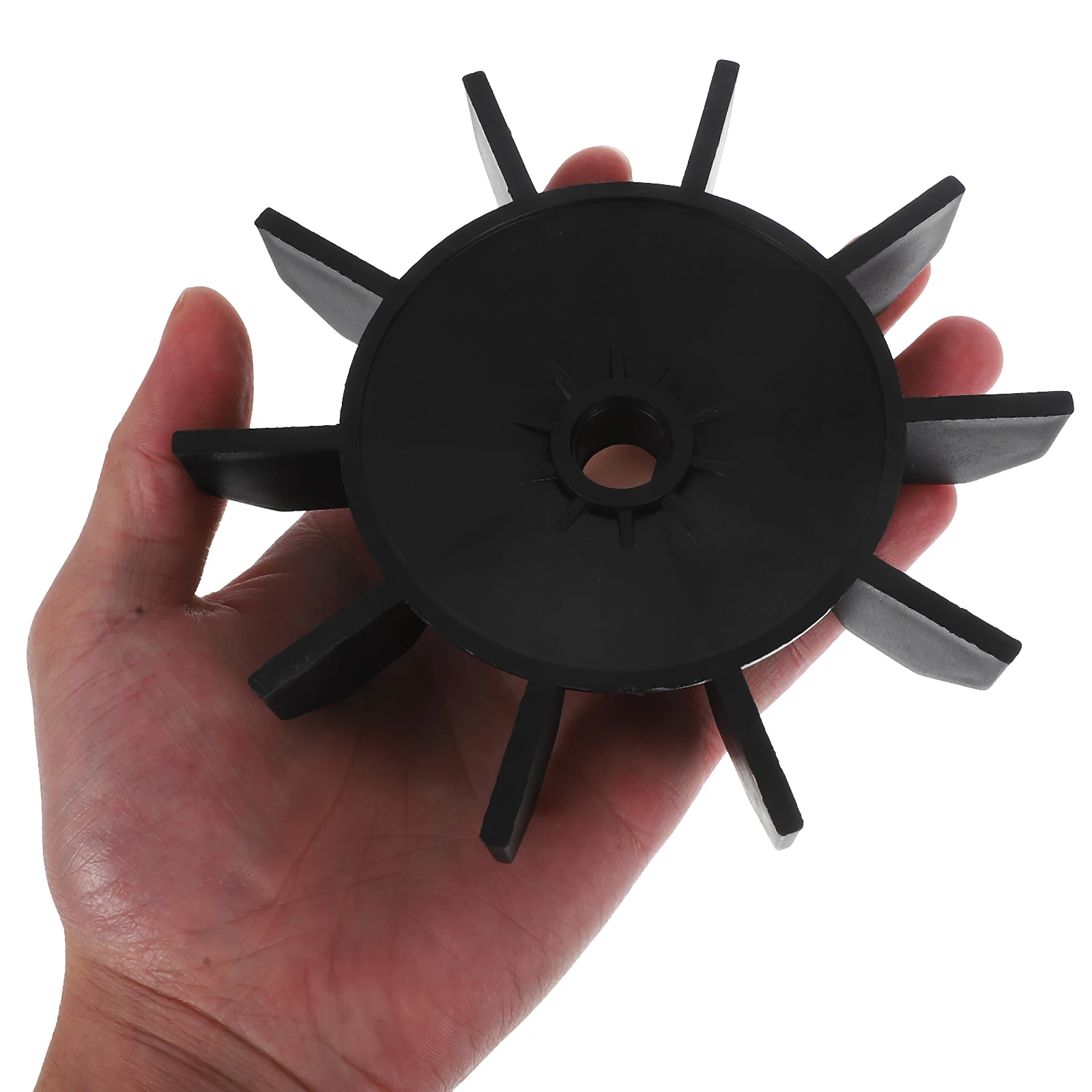 

1P Air Compressor Fan Blade Small Cooling Electric Replacement Parts Accessories Black Motor Component Heat Dissipation ABS