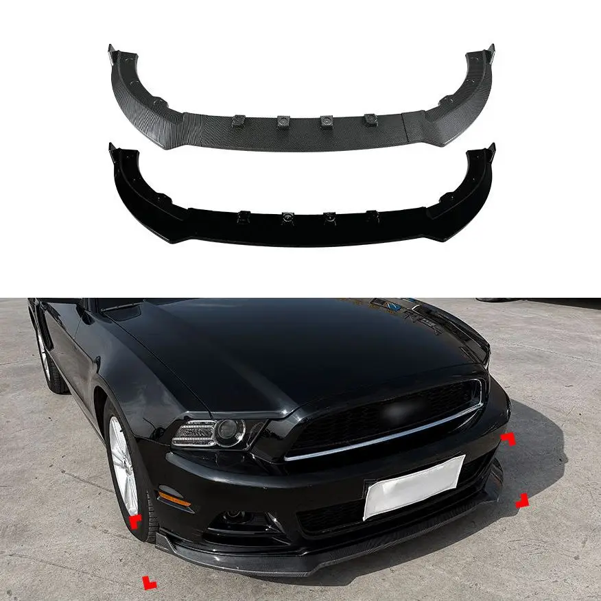 Przedni spojler dyfuzor do Forda Mustanga MK5 2013 2014, przednia dokładka zderzaka, splitter, części samochodowe, body kit, tuning
