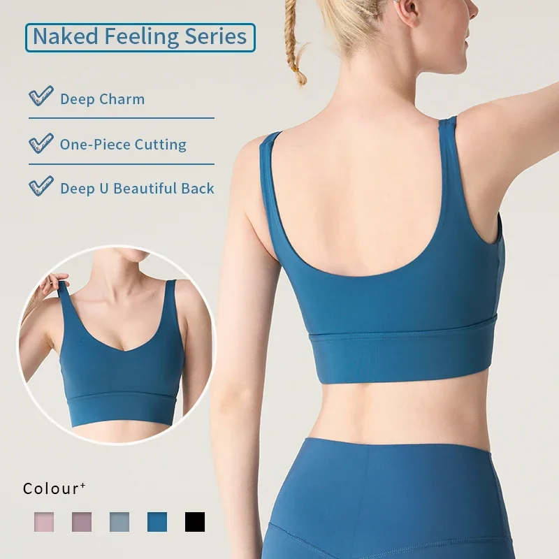 Top da donna palestra donna corsetto reggiseno sportivo push up crop top reggiseno fitness cavo traspirante sexy corsa abbigliamento sportivo atletico