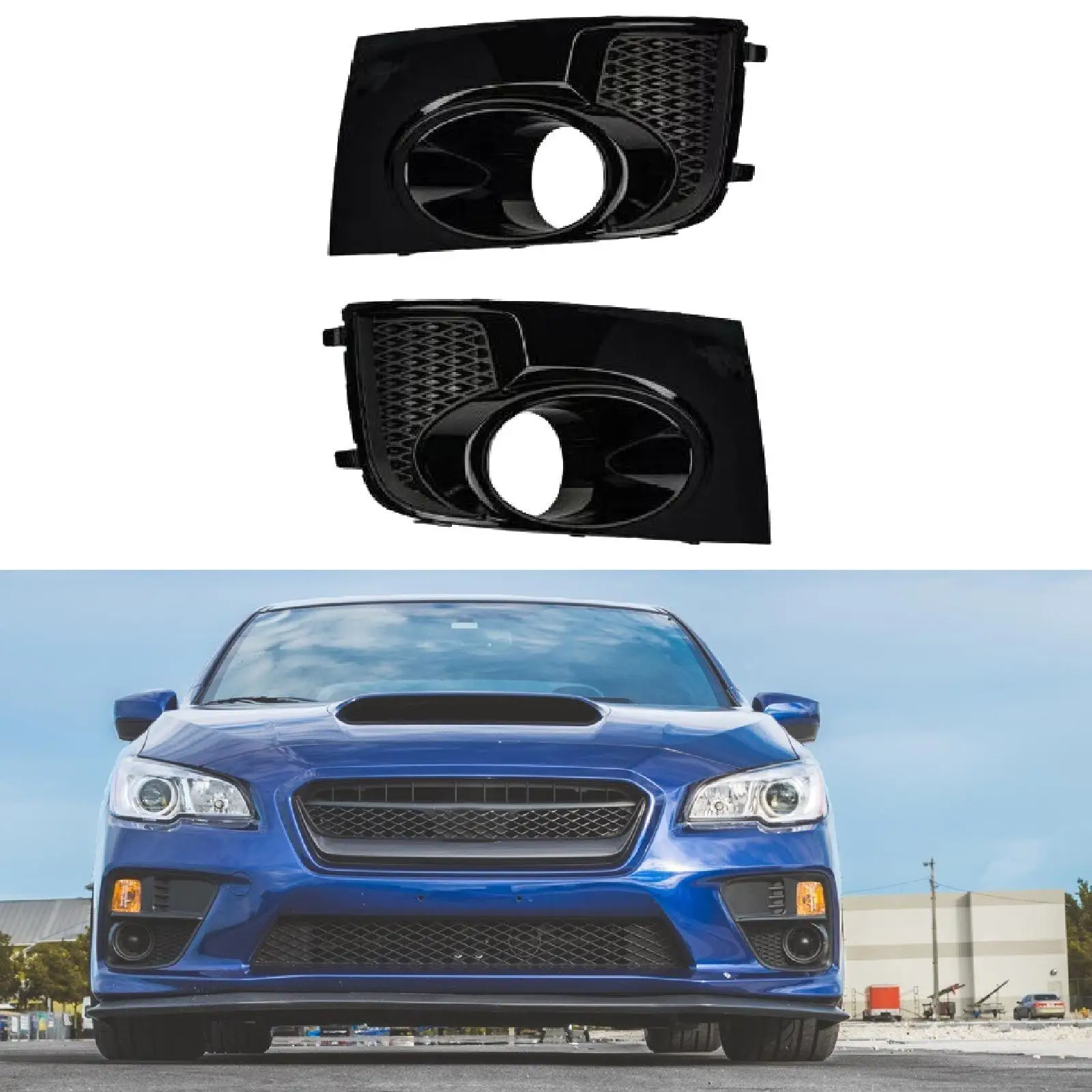 

2 Pieces Fog Light Bezel Cover Frame 57731Fg290 Car Accessories Decoration Replacement 57731Fg300 Sturdy Practical