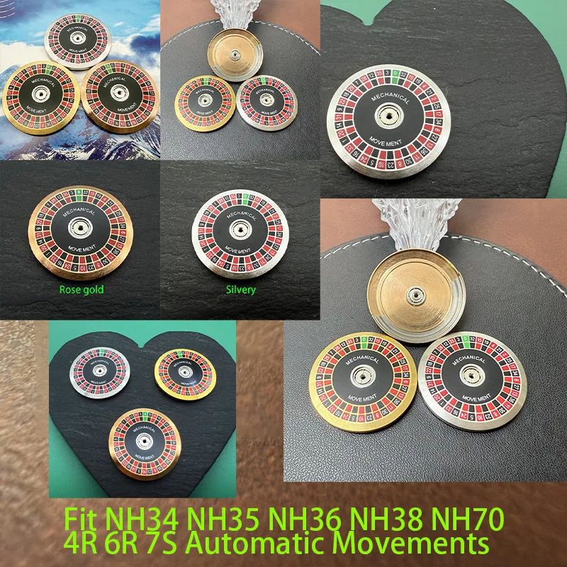 

NH35 Movement Rotor Fits NH Series NH34 NH35 NH36 NH38 NH39 NH70 4R 6R 7S Movements Oscillating Weight Rotors Replace Watch Part