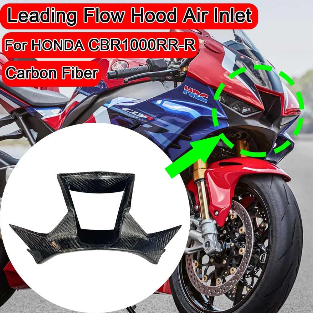 

Suitable for Honda CBR1000RRR Fire Endurance modification, carbon fiber front fairing, air inlet stamping port, outer shell cove