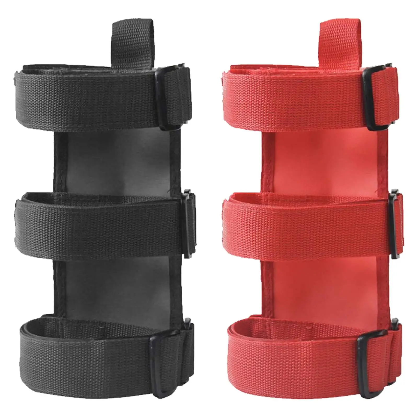 Car Fire Extinguisher Fixing Belt Extinguisher Kit Adjustable Extinguisher Mount Strap Fit for Jeep Wrangler TJ JK JL 1997-2018