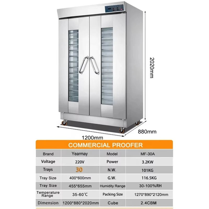 FOODLINE Buffet Restaurant Fermentation Cabinet Stable Water Circulation Auto Humidify Dough Proofing Tank
