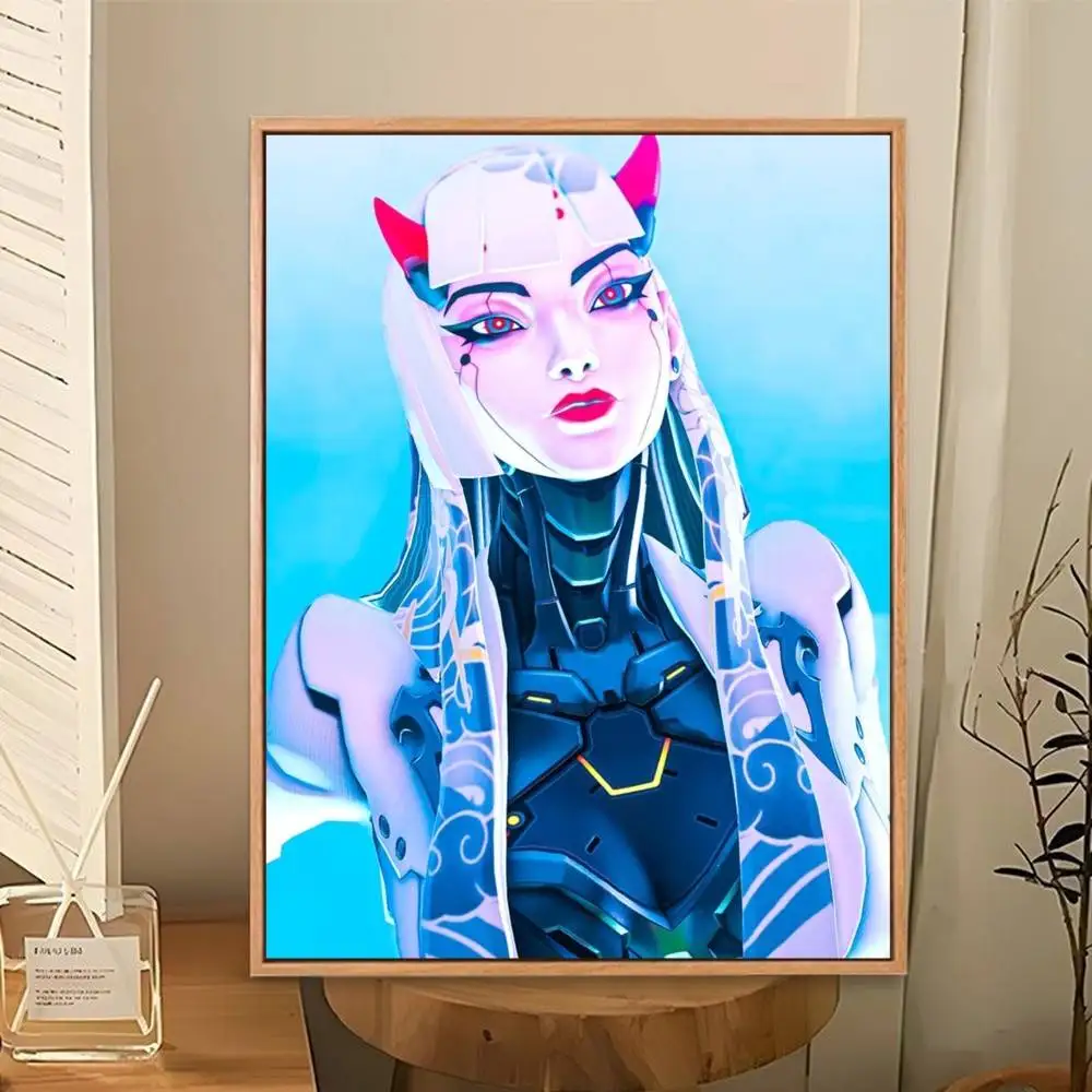 Shion Overwatch Throw   Poster Perfect Space Sticker Self Adhesive for Office Home Theater Wall Art Decor Fancy Gift