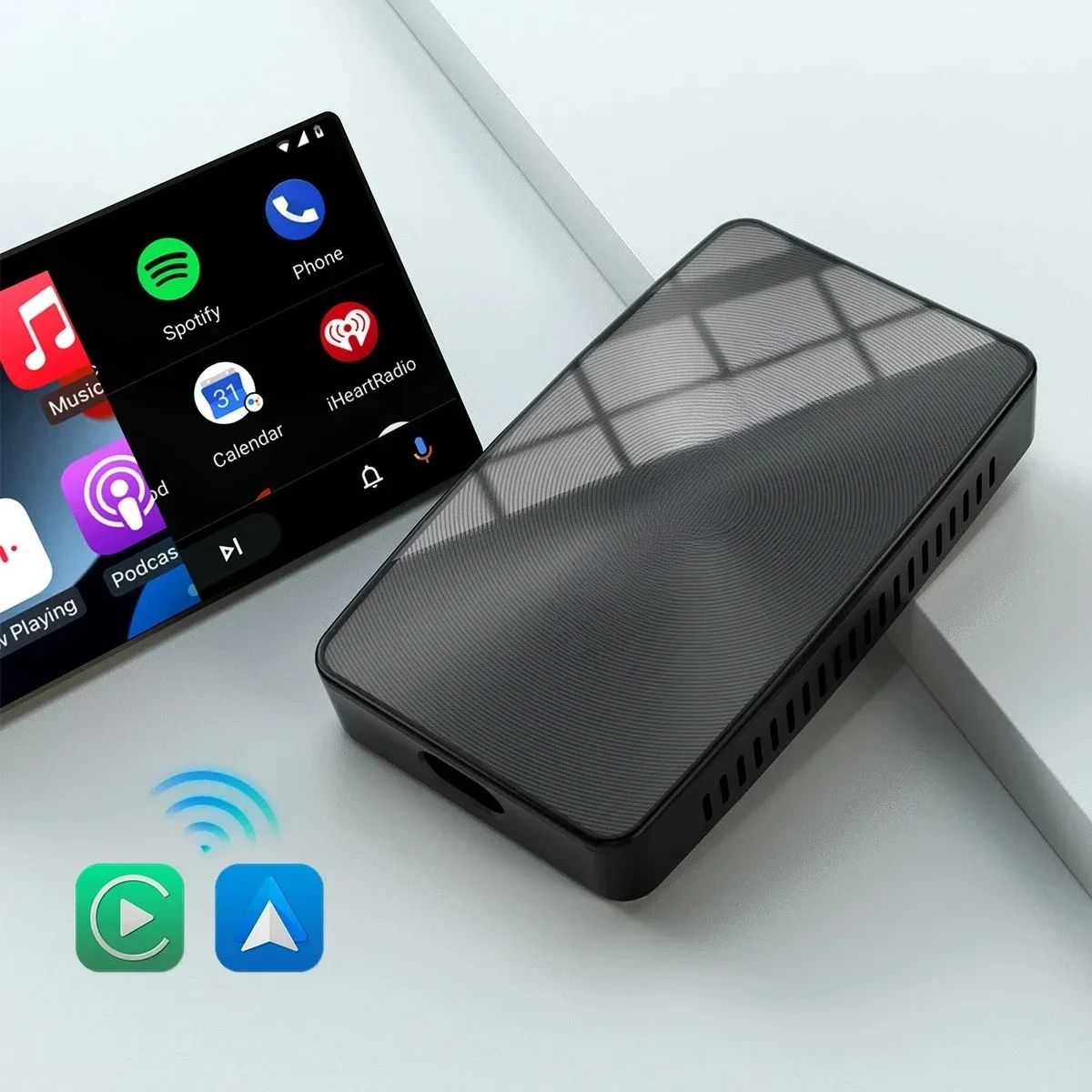 2025 U2-X pro 2-in-1 Wireless CarPlay Adapter Android Auto Car Dongle for iPhone And Android Phones Hands-Free Driving Kit