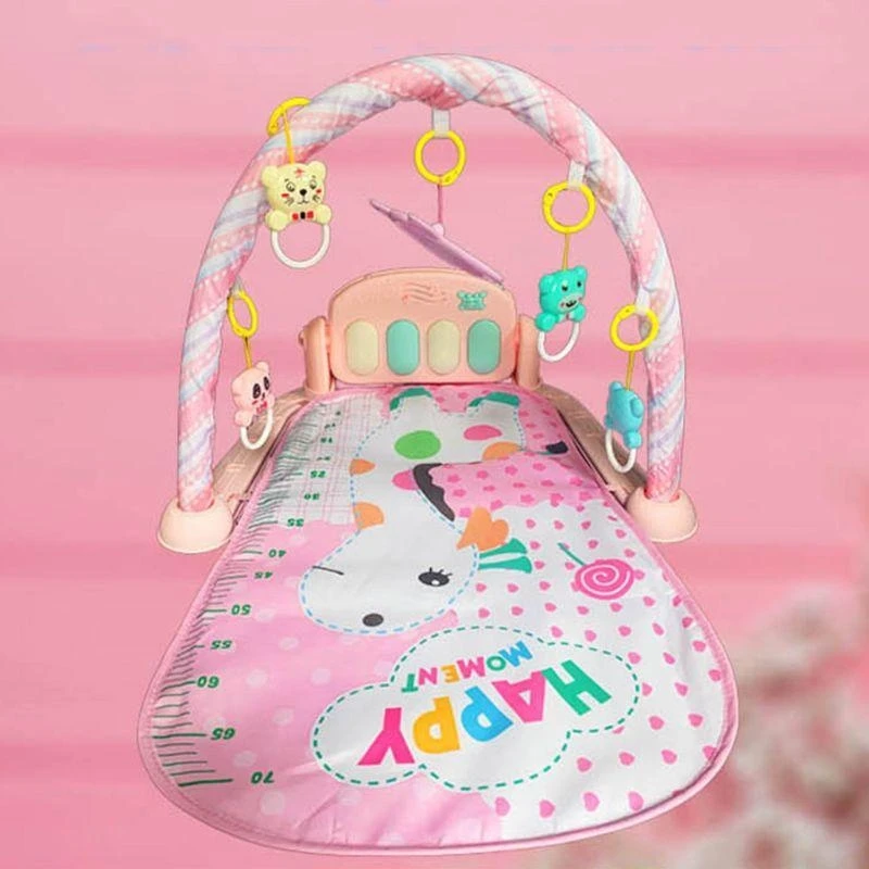 ベビージムフレームペンダントフィットネスラックプラスチックぶら下げなだめ快適なだめるおもちゃ 15UB