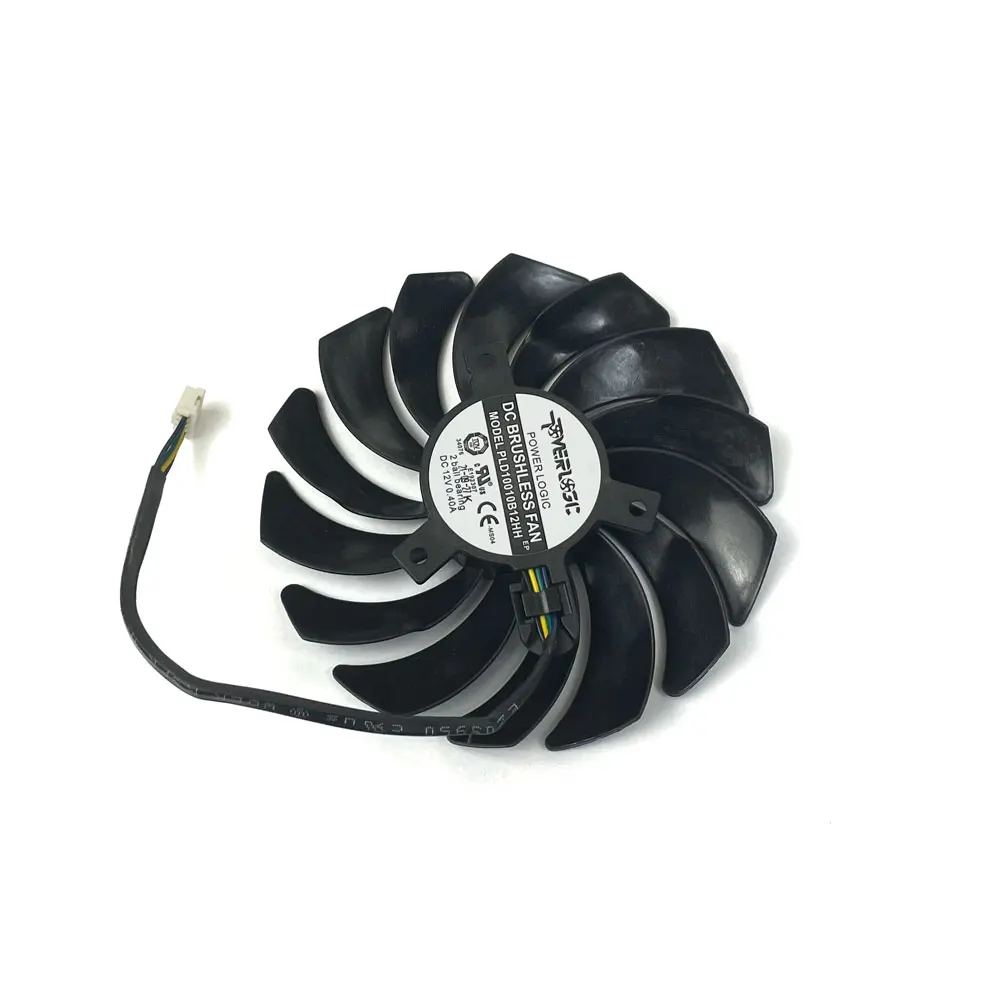 FDC10U12S9-C GPU VGA 쿨러 팬, VisionTek RX 5500XT 4GB GDDR6 그래픽 카드 교체용, 100mm (95mm) PLD10010S12HH, 신제품