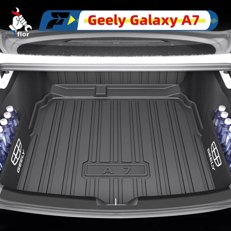 

For Geely Galaxy A7 2025 TPE Car Trunk Mat Custom Fit Trunk Liner All Season Cargo Mat Trunk Protection Mat Waterproof Mat
