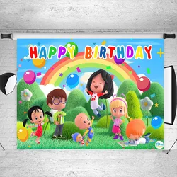 Cleo And Cuquin Photo Background Child Birthday Photography Backdrop Custom Baby Birthday Decor Banner Photo Backdrops