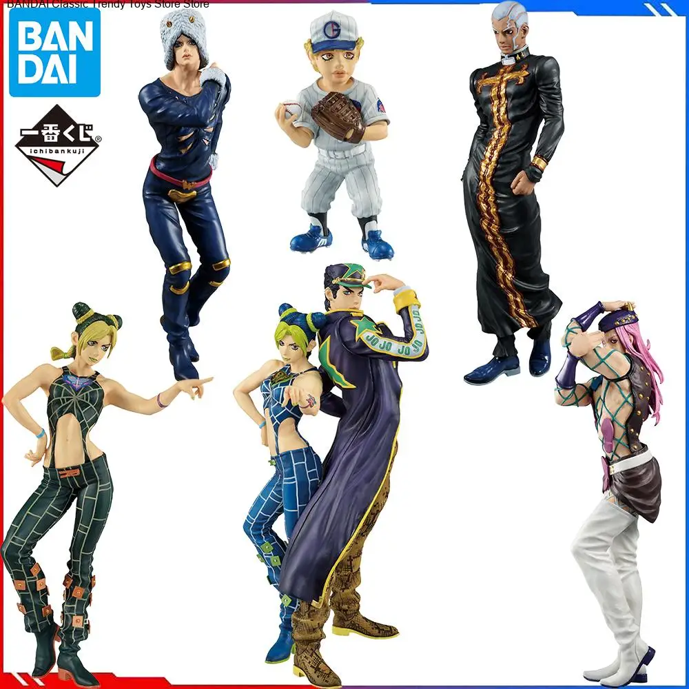 

100% оригинал в наличии Bandai Spirits Ichiban Kuji Jojo No Kimou Na Bouken Kujo Jotaro Jolyne Cujoh Enrico Pucci Weather Report