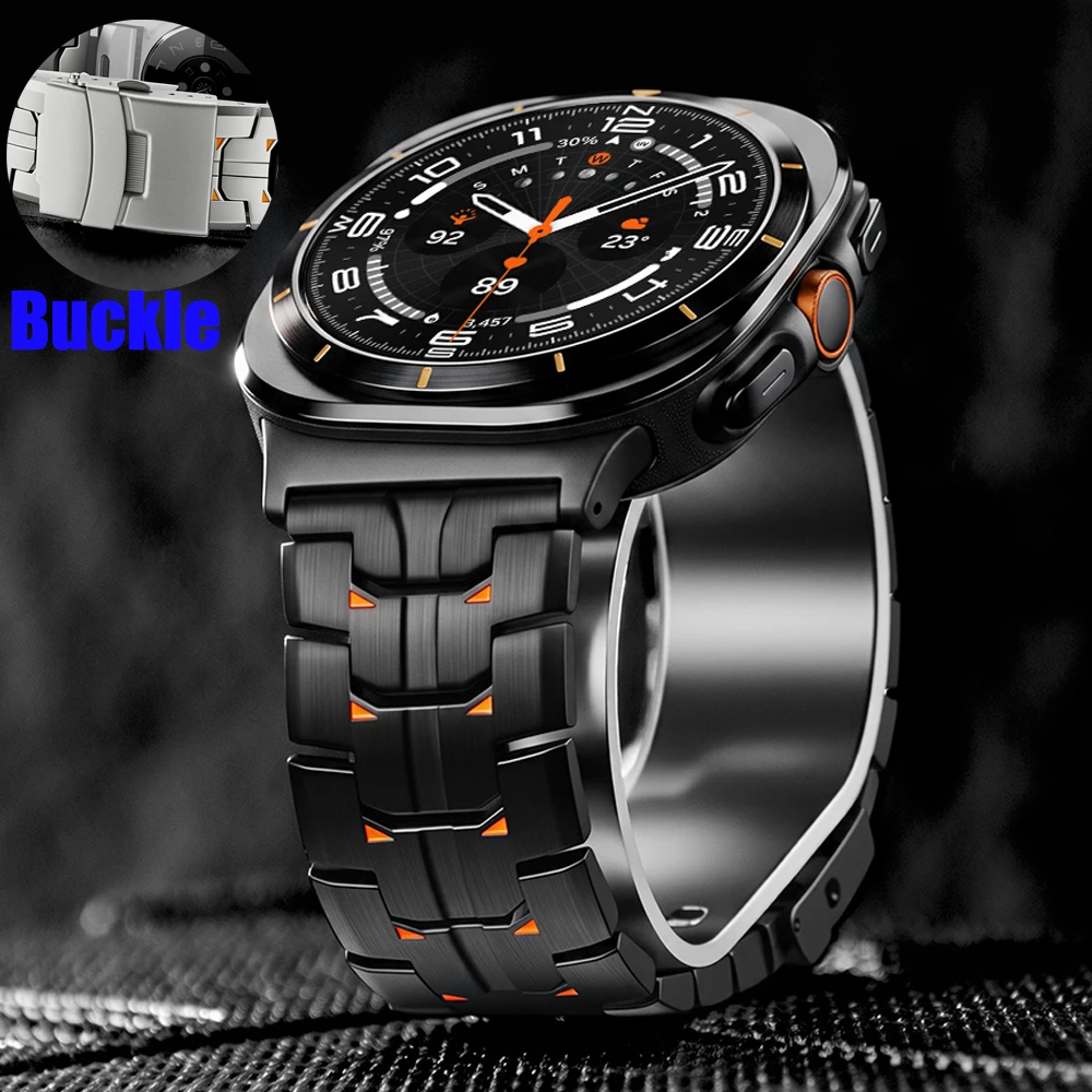 Edelstahlarmband für Samsung Galaxy Watch 9 8 40 44mm/8Classic 46mm Metallarmband Galaxy Watch Ultra2 47mm 2025 2026
