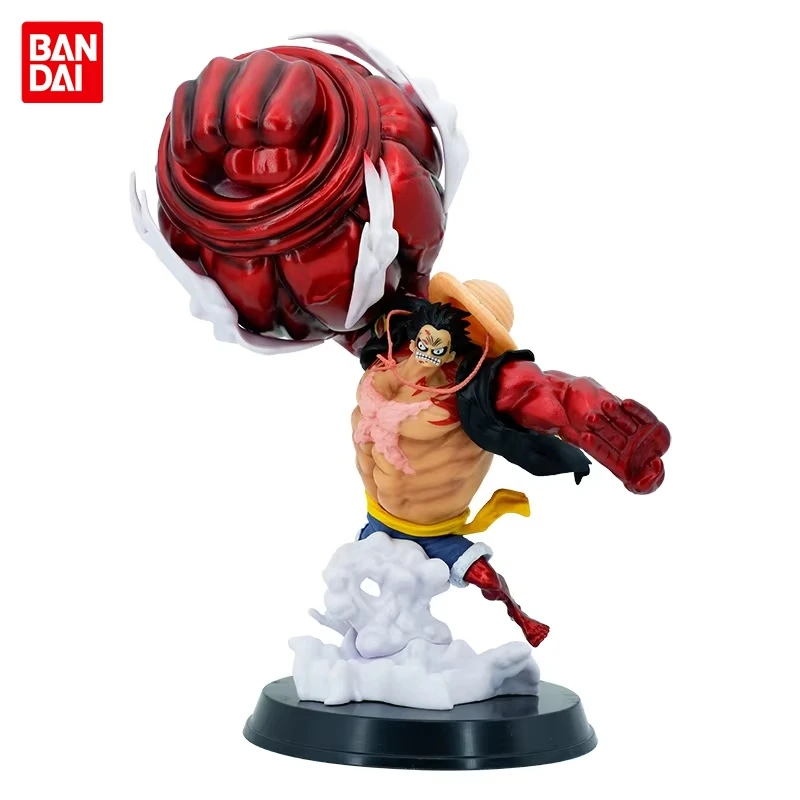 

One Piece 30CM Bandai Luffy Anime Action Figure Great Saruwang Gun 4th Gear Big Fist Luffy Color box Anime Blister Model Gifts