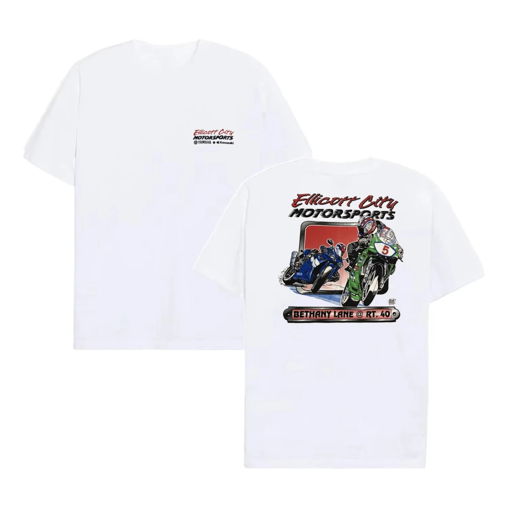

VTG 2000 Motorsport Kawasaki T-Shirt Newest Outdoor Jersey Summer Classic Tee Adults Loose Exercise Motorcycle Jersey