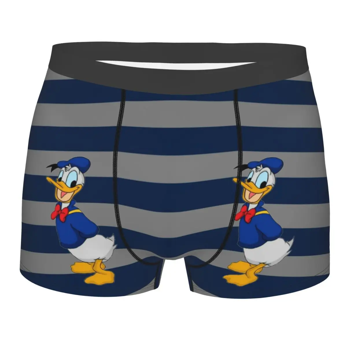 Custom Donald Duck Boxer Shorts For Men 3D Print Funny Cartoon Underwear Panties Briefs Stretch Underpants