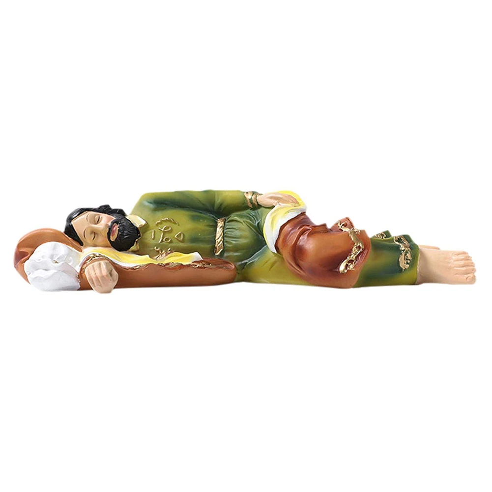 

Saint Joseph Sleeping Statue Religious Home Decor Desktop Ornaments Figurines