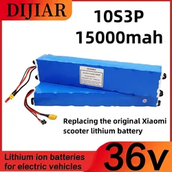 Electric skateboard lithium battery 36V 15AH 10S3P 500W same port 42V power battery pack with BMS, suitable for Xiaomi M365