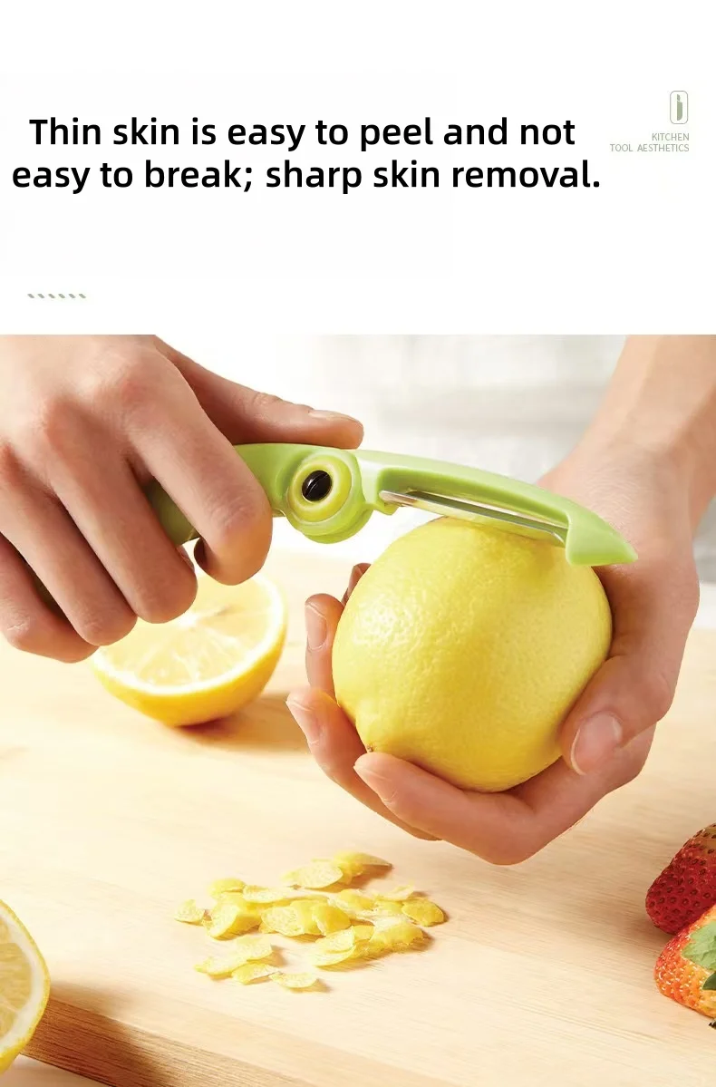 Multifunctional Stainless Steel Ceramic Fruit Knife vegetable Peeler Home Use Kitchen Tool for Cutting And Peeling view 3