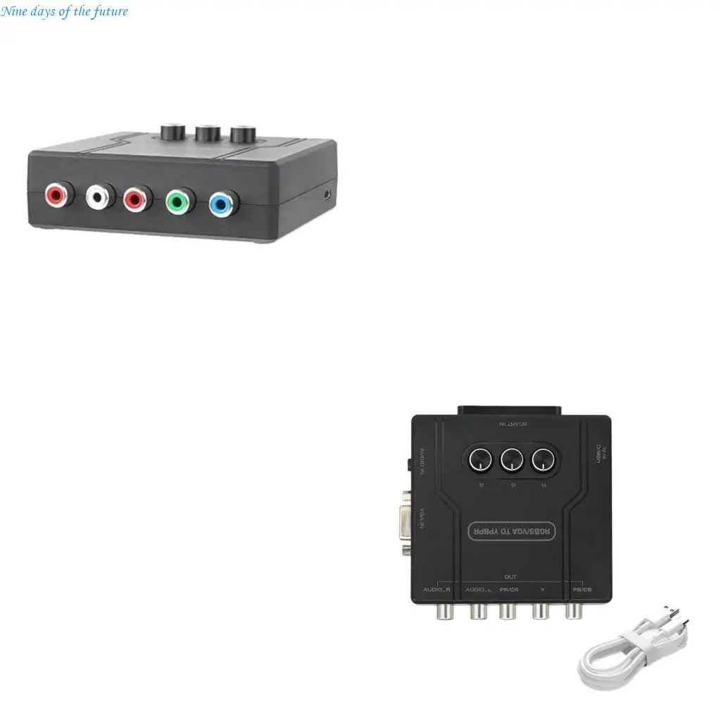 Адаптер для видеоигр преобразует RGBS SCART VGA в компонент YPBPR HK32E для игр E65A