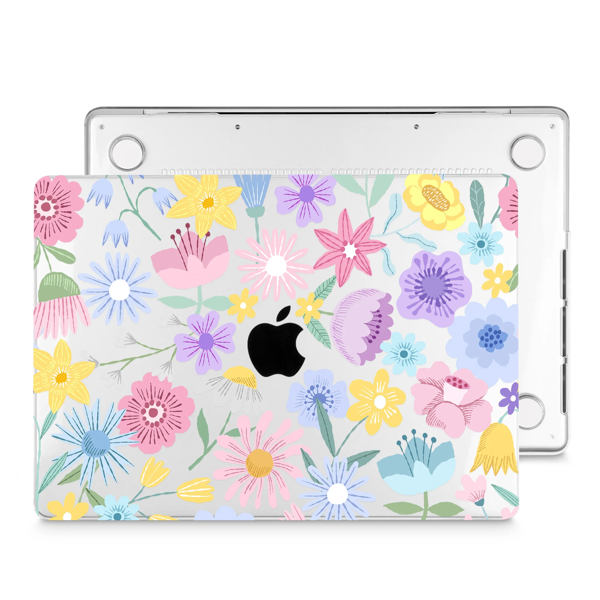 Spring Flower Print Case For MacBook 2024 M3 Air 13 15 A3113 A3114 Pro13 14 16 A2991 A2442 M2 M1 13.3inch A2337 A2338 A2681 2023