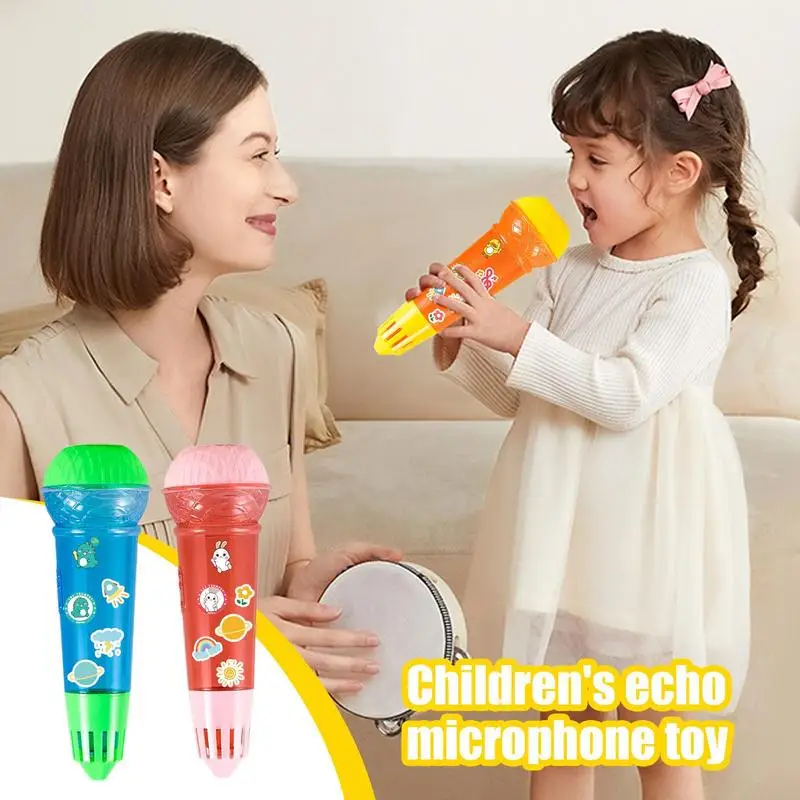 1Pcs Children Simulation Sound Amplifier Multifunctional Echo Microphone Toy For Kids Early Education Eloquence Training Gift