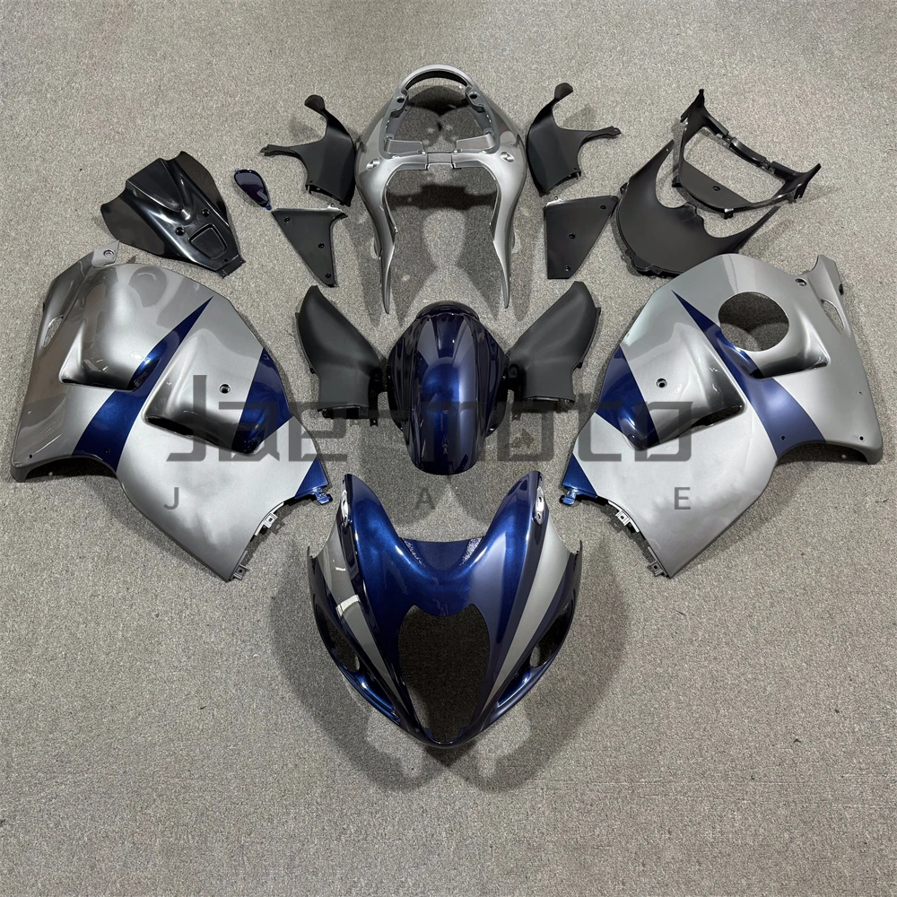 For GSXR1300 GSX 1300R  1997-2000-2007 Hayabusa Motorcycle Bodywork Set Injection ABS Plastics Fairings Accessories Silver Blue