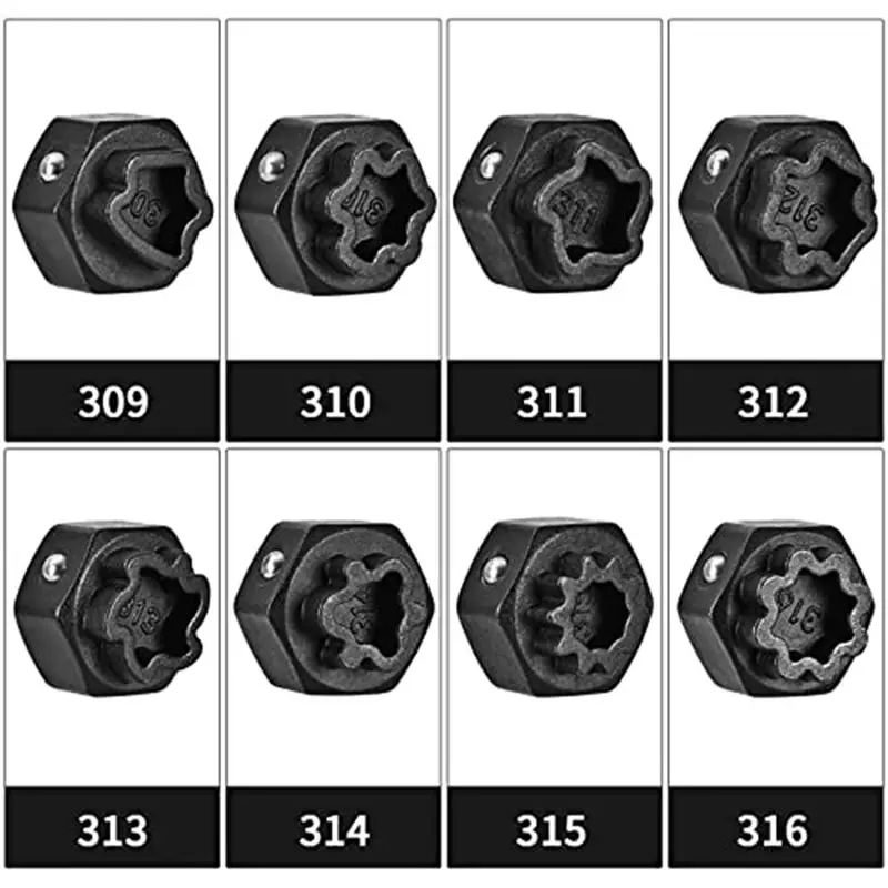 مجموعة إزالة قفل العجلة ABNH متوافقة، مجموعة إزالة صواميل قفل العجلة للإزالة والقفل