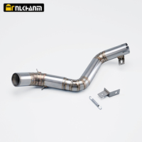 Slip On For KTM DUKE125 DUKE 200 DUKE 250 DUKE 390 RC390 Motorcycle Exhaust Modify Middle Link Pipe Muffler 2010 - 2016